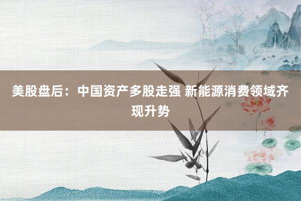 美股盘后：中国资产多股走强 新能源消费领域齐现升势